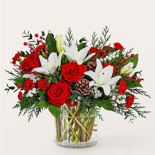 Best in Snow Bouquet –  Mary Blooms Florist, Port Saint Lucie FL