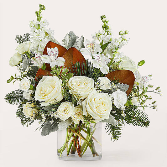 Fresh Snowfall Bouquet –  Mary Blooms Florist, Port Saint Lucie FL