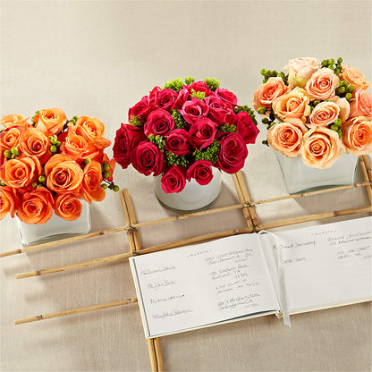Dawn Rose Centerpiece –  Mary Blooms Florist, Port Saint Lucie FL