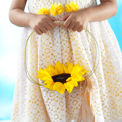 Sweet Sunshine Flower Girl Bouquet –  Mary Blooms Florist, Port Saint Lucie FL