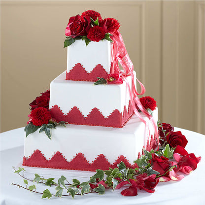 Forever Happiness Cake Decor –  Mary Blooms Florist, Port Saint Lucie FL