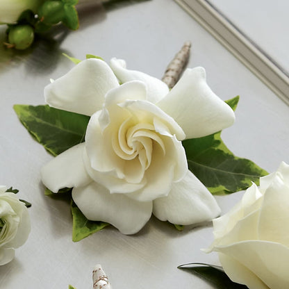 Gardenia Boutonniere –  Mary Blooms Florist, Port Saint Lucie FL
