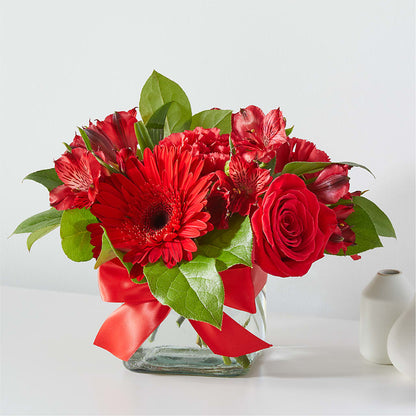 Red Hot Bouquet –  Mary Blooms Florist, Port Saint Lucie FL