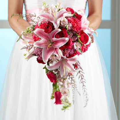 Lily & Rose Bouquet –  Mary Blooms Florist, Port Saint Lucie FL