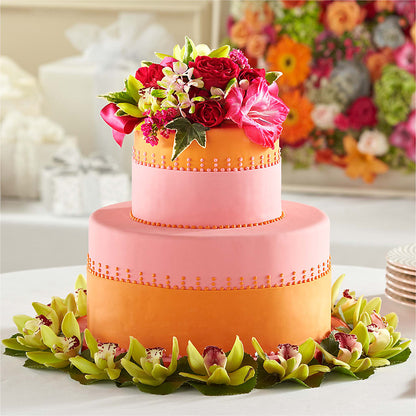 Sweet Citrus Cake Decor –  Mary Blooms Florist, Port Saint Lucie FL
