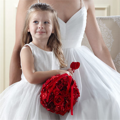 Pure at Heart Flower Girl Arrangement –  Mary Blooms Florist, Port Saint Lucie FL